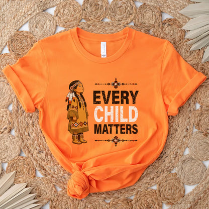 Every Child Matters Orange Shirt Day - Indigenous Girl Awareness Graphic Unisex T-shirt/Hoodie/Sweatshirt