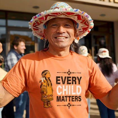 Every Child Matters Orange Shirt Day - Indigenous Girl Awareness Graphic Unisex T-shirt/Hoodie/Sweatshirt
