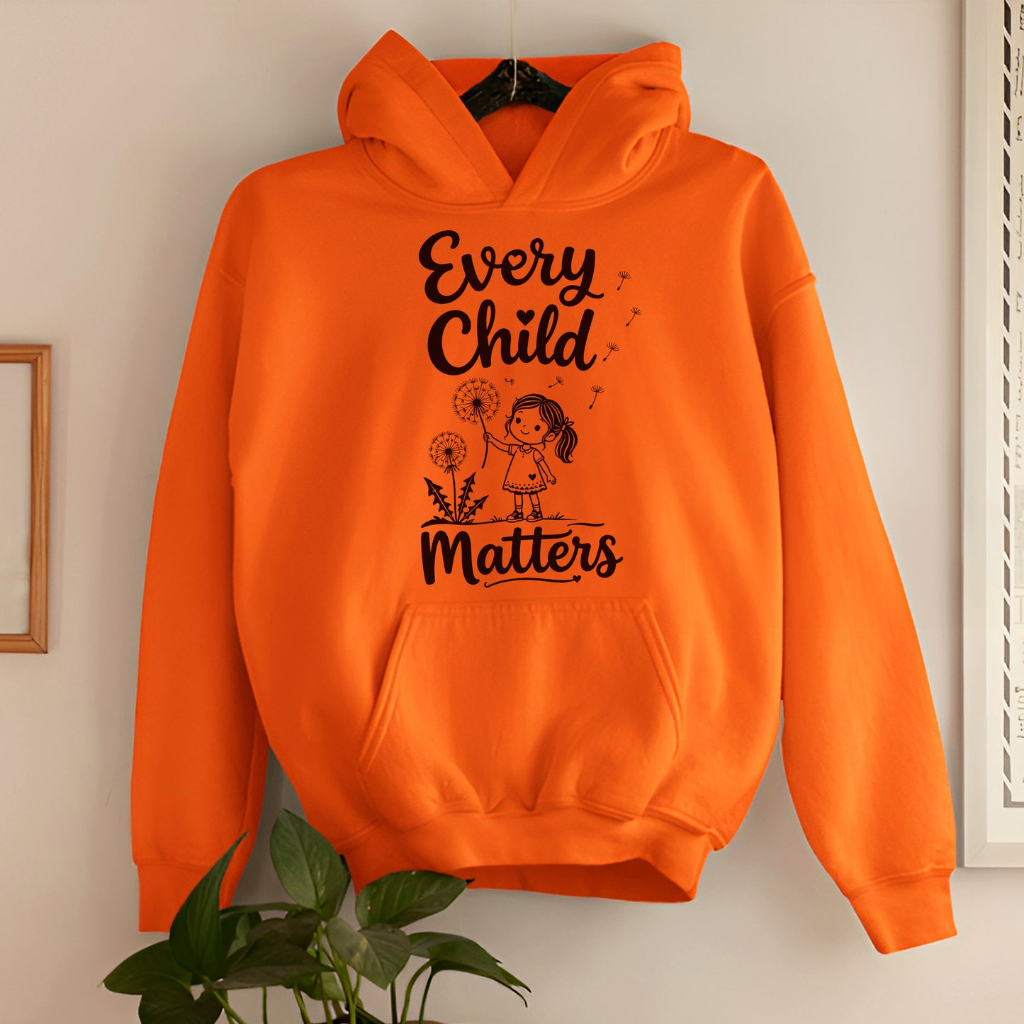 Every Child Matters Orange Shirt Day - Dandelion Girl Awareness Graphic Unisex T-shirt/Hoodie/Sweatshirt