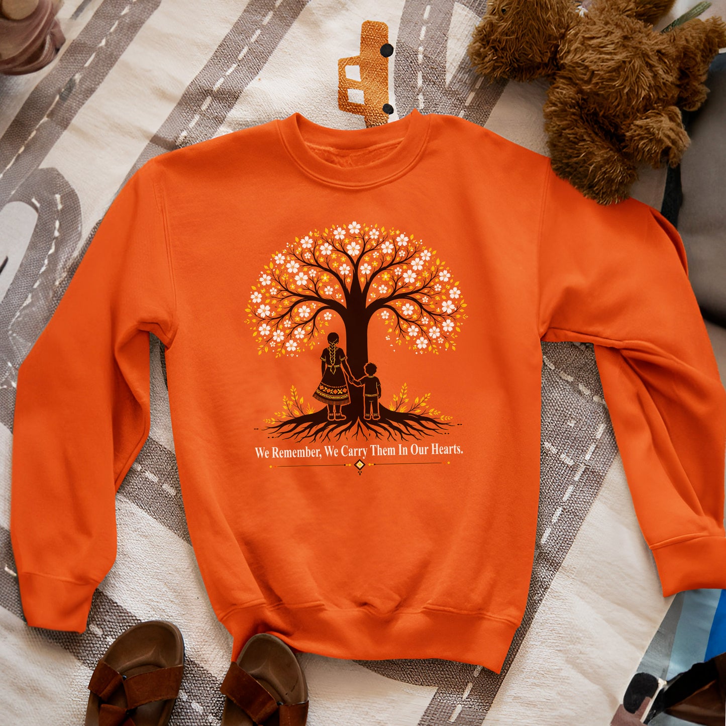 Every Child Matters Orange Shirt Day - Tree of Life Indigenous Remembrance Unisex T-shirt/Hoodie/Sweatshirt