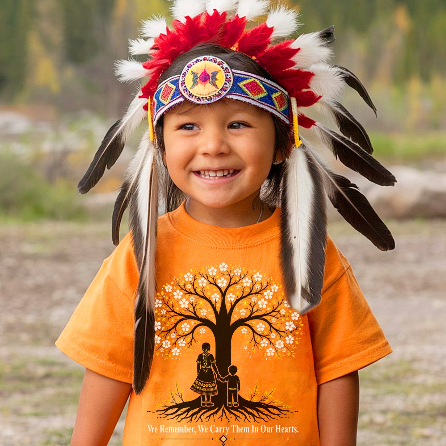 Every Child Matters Orange Shirt Day - Tree of Life Indigenous Remembrance Unisex T-shirt/Hoodie/Sweatshirt