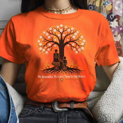 Every Child Matters Orange Shirt Day - Tree of Life Indigenous Remembrance Unisex T-shirt/Hoodie/Sweatshirt