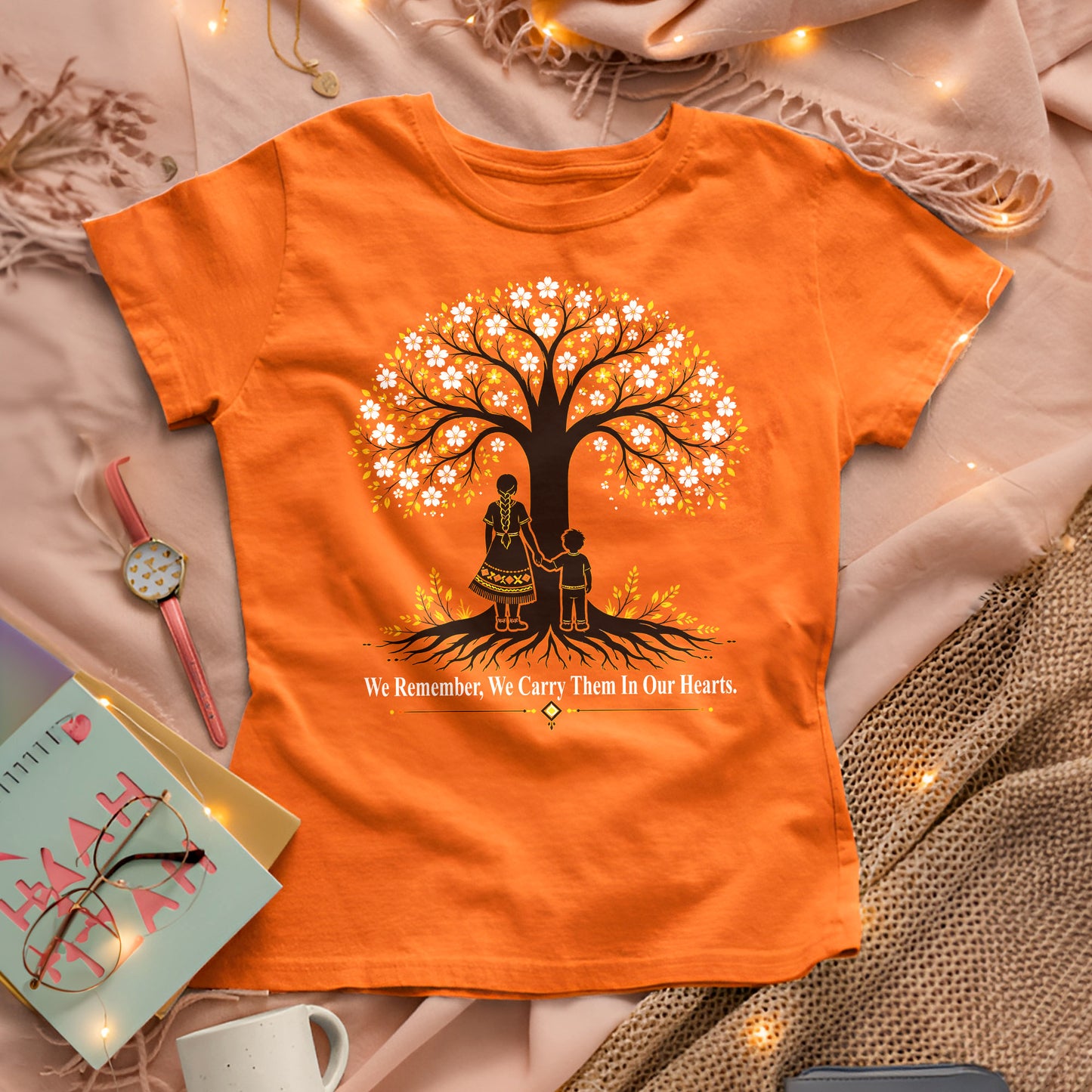 Every Child Matters Orange Shirt Day - Tree of Life Indigenous Remembrance Unisex T-shirt/Hoodie/Sweatshirt