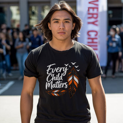 Every Child Matters Feather Design Unisex T-shirt/Hoodie/Sweatshirt