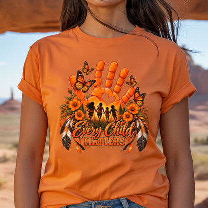 Every Child Matters Handprint Design Unisex T-shirt/Hoodie/Sweatshirt