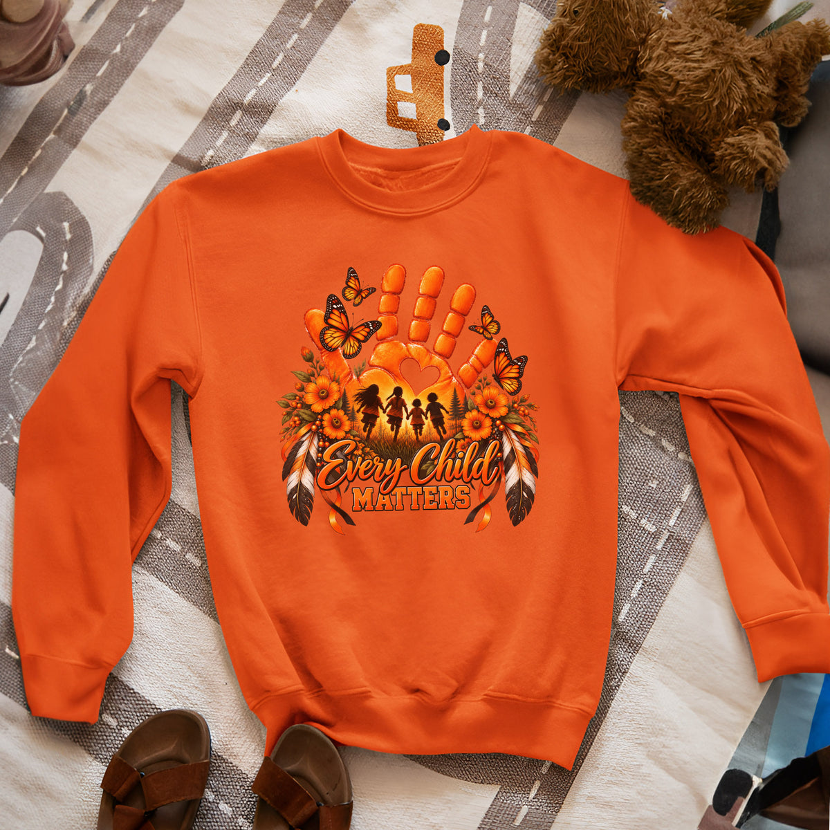 Every Child Matters Handprint Design Unisex T-shirt/Hoodie/Sweatshirt