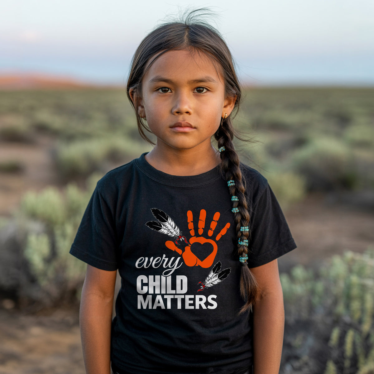 Every Child Matters Orange Shirt Day Feather Unisex T-shirt/Hoodie/Sweatshirt