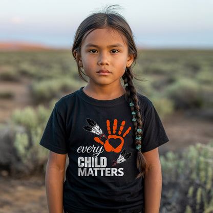 Every Child Matters Orange Shirt Day Feather Unisex T-shirt/Hoodie/Sweatshirt