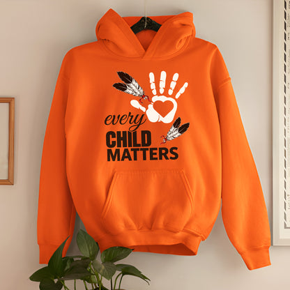 Every Child Matters Orange Shirt Day Feather Unisex T-shirt/Hoodie/Sweatshirt