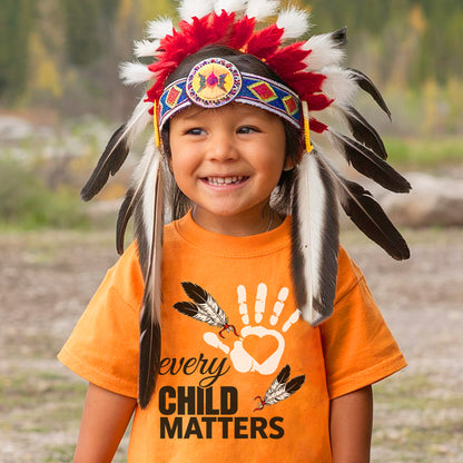 Every Child Matters Orange Shirt Day Feather Unisex T-shirt/Hoodie/Sweatshirt