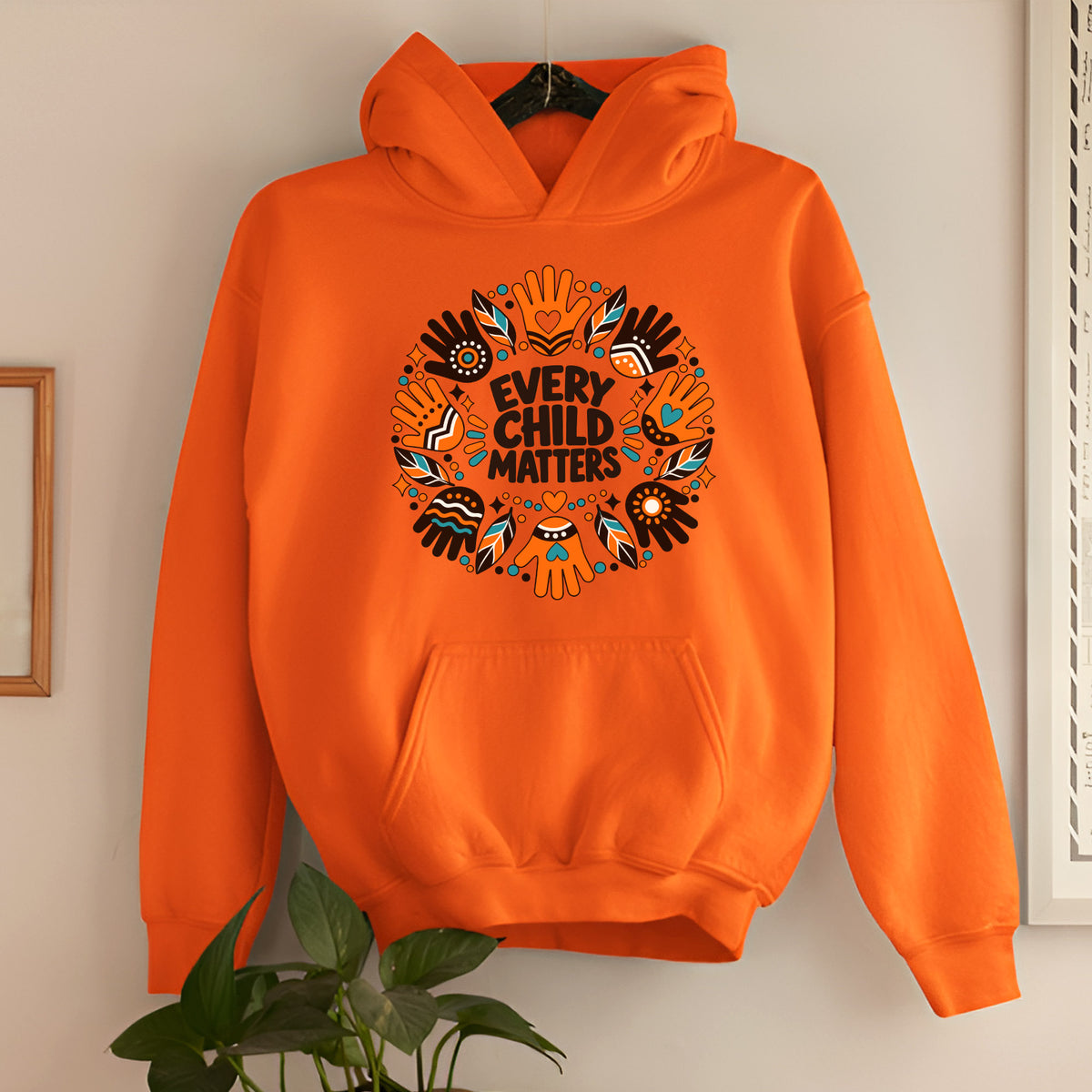 Every Child Matters Orange Shirt Day Pattern Unisex T-shirt/Hoodie/Sweatshirt