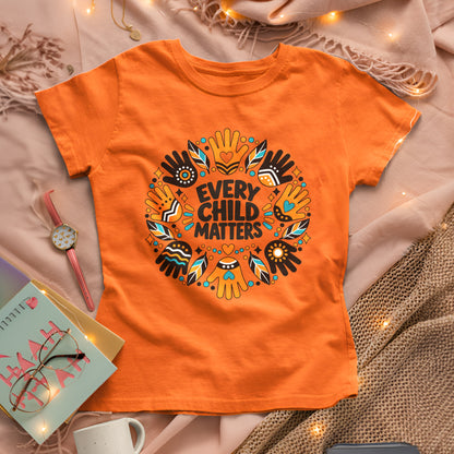 Every Child Matters Orange Shirt Day Pattern Unisex T-shirt/Hoodie/Sweatshirt