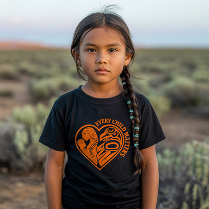 Every Child Matters Raven Heart Unisex T-shirt/Hoodie/Sweatshirt
