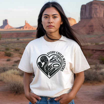 Every Child Matters Raven Heart Unisex T-shirt/Hoodie/Sweatshirt