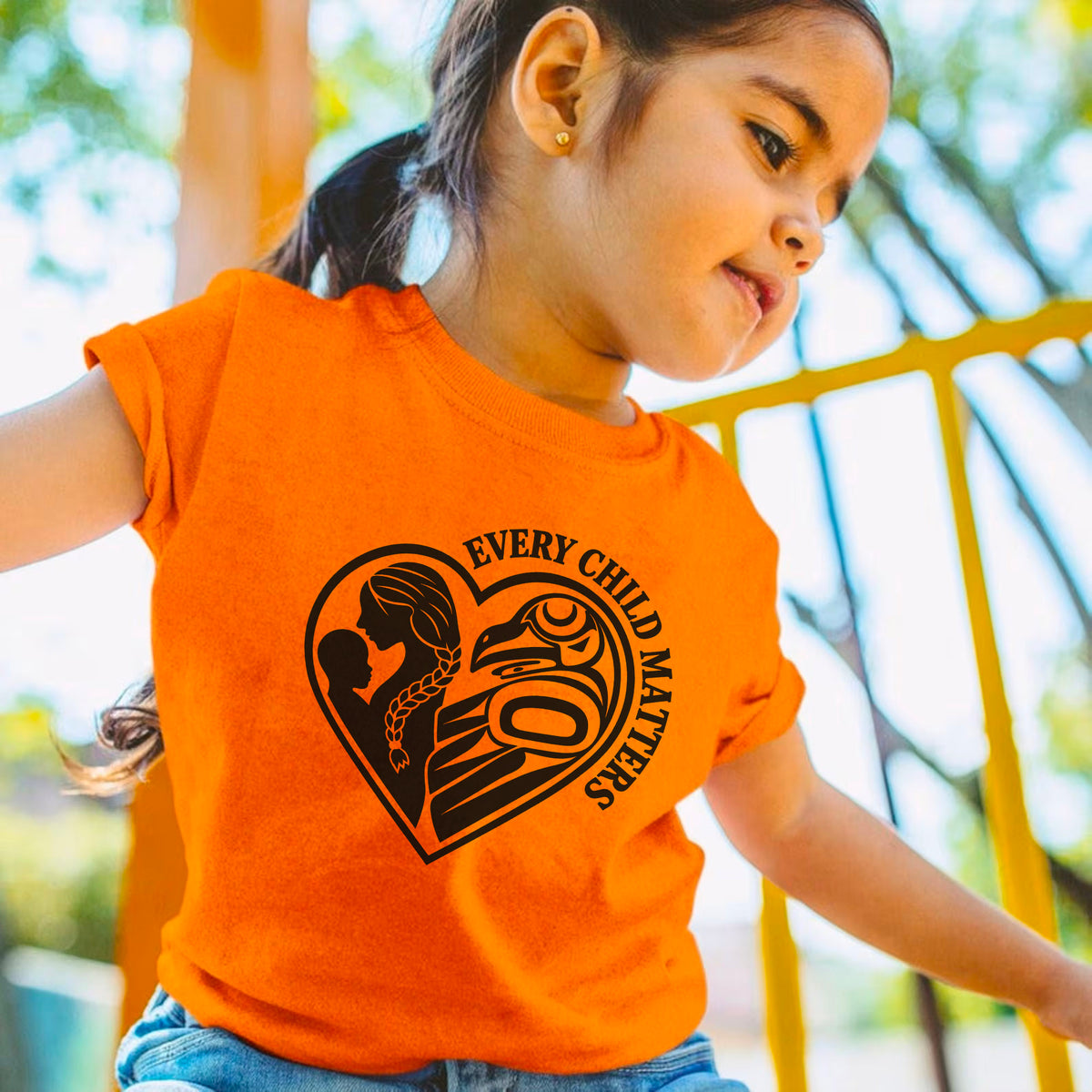 Every Child Matters Raven Heart Unisex T-shirt/Hoodie/Sweatshirt