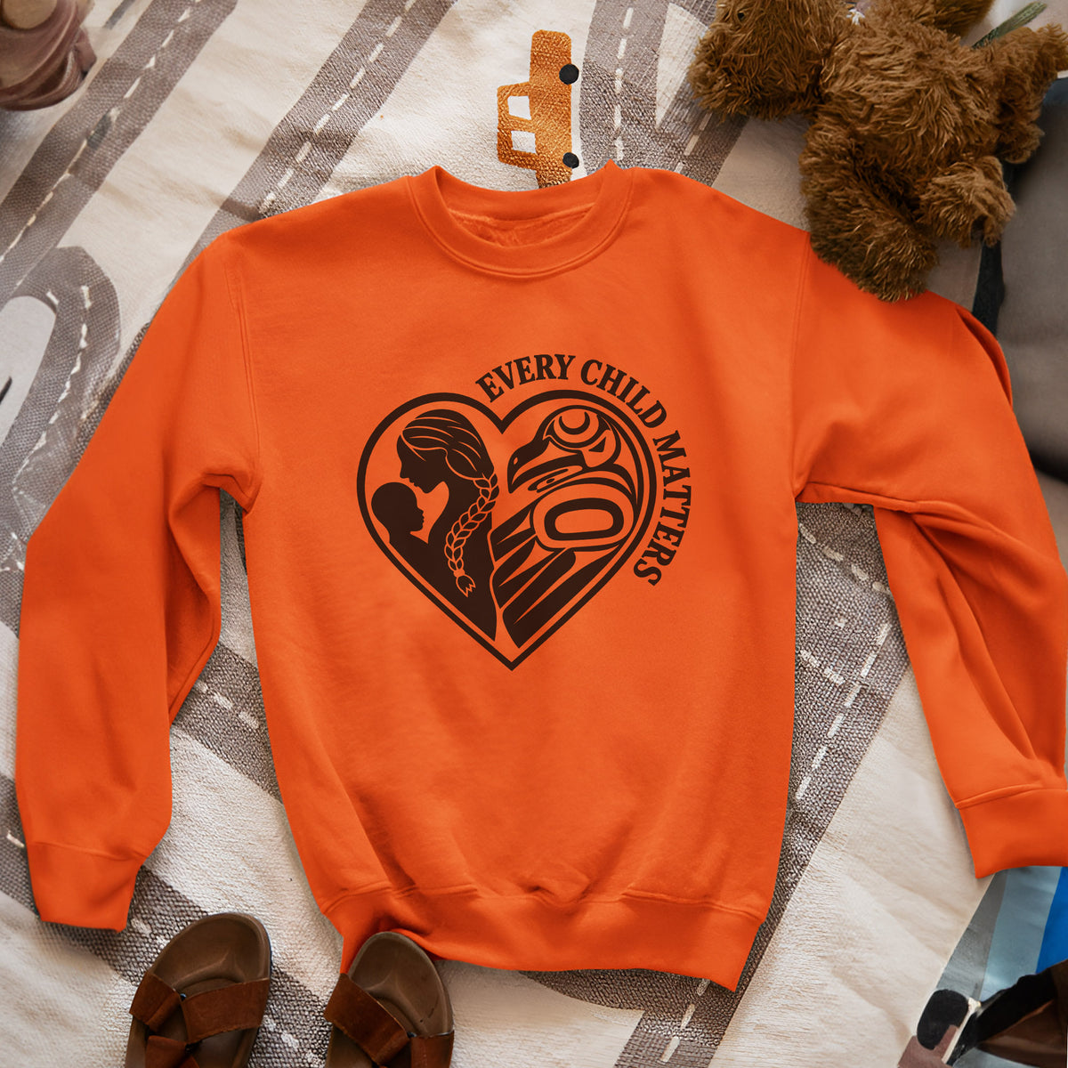Every Child Matters Raven Heart Unisex T-shirt/Hoodie/Sweatshirt