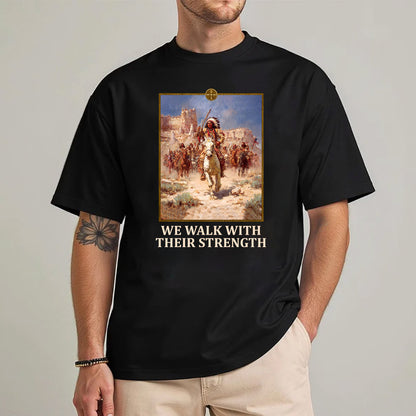 Indigenous Resilience - Chief on White Horse Painting Unisex T-Shirt/Hoodie/Sweatshirt