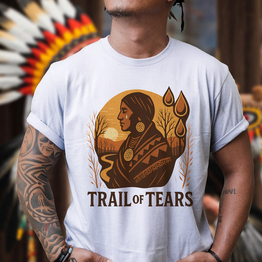Native American Trail of Tears Vintage Graphic - Tears of the Ancestors Unisex T-Shirt/Hoodie/Sweatshirt