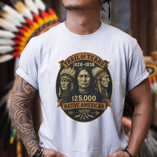 Trail of Tears 1828-1838 Memorial Native American Tribute Unisex T-Shirt/Hoodie/Sweatshirt