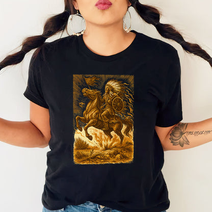 Trail of Tears Inspired Warrior Art Unisex T-Shirt/Hoodie/Sweatshirt