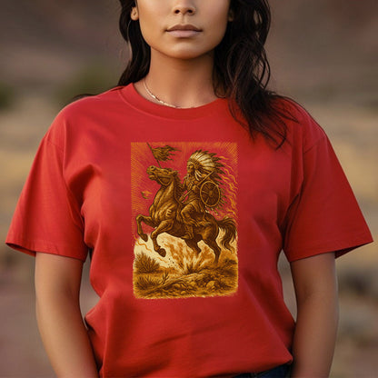 Trail of Tears Inspired Warrior Art Unisex T-Shirt/Hoodie/Sweatshirt