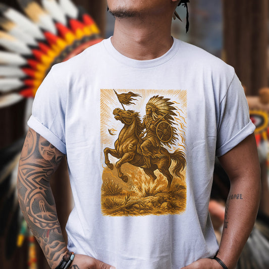 Trail of Tears Inspired Warrior Art Unisex T-Shirt/Hoodie/Sweatshirt