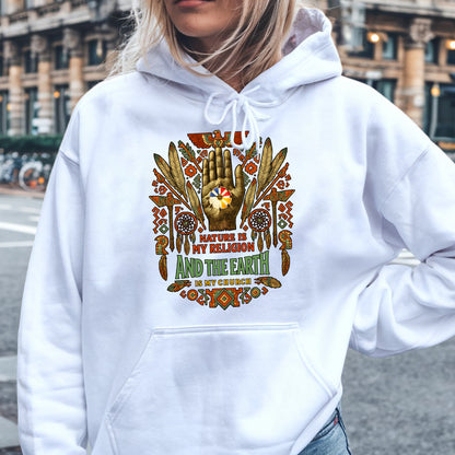 Native American Sacred Earth Dreamcatcher & Feather Tribal Art Unisex T-Shirt/T-Shirt V-Neck/Hoodie/Sweatshirt