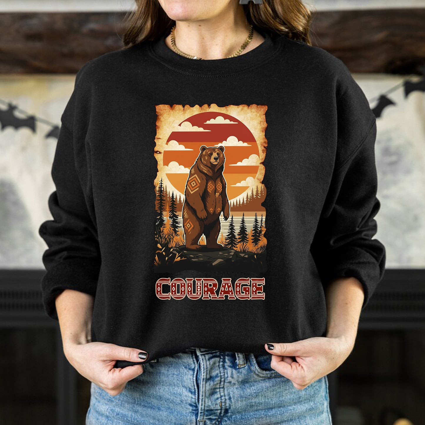 The Seven Sacred Laws Animal - Bear Native American Unisex T-Shirt/T-Shirt V-Neck/Hoodie/Sweatshirt