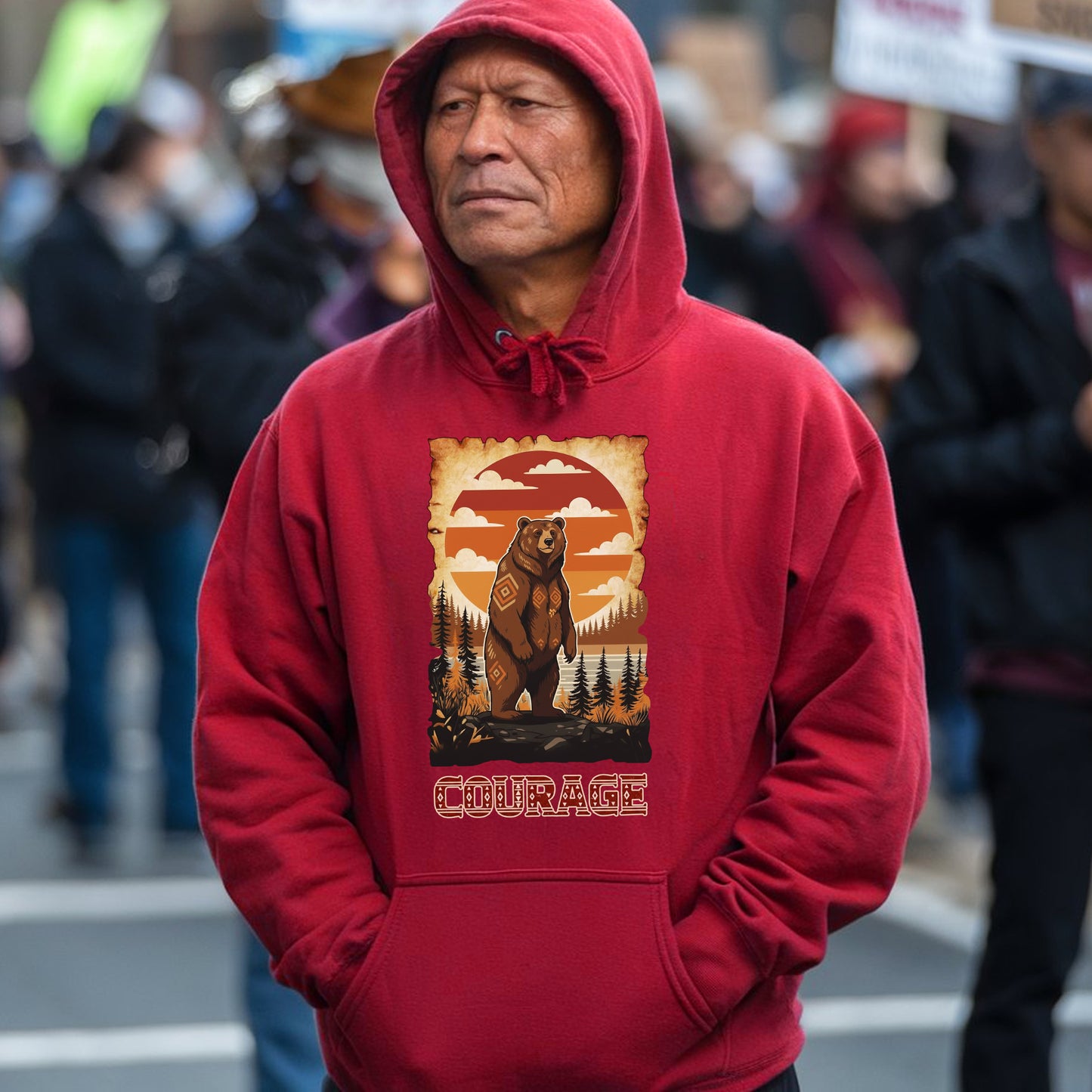 The Seven Sacred Laws Animal - Bear Native American Unisex T-Shirt/T-Shirt V-Neck/Hoodie/Sweatshirt