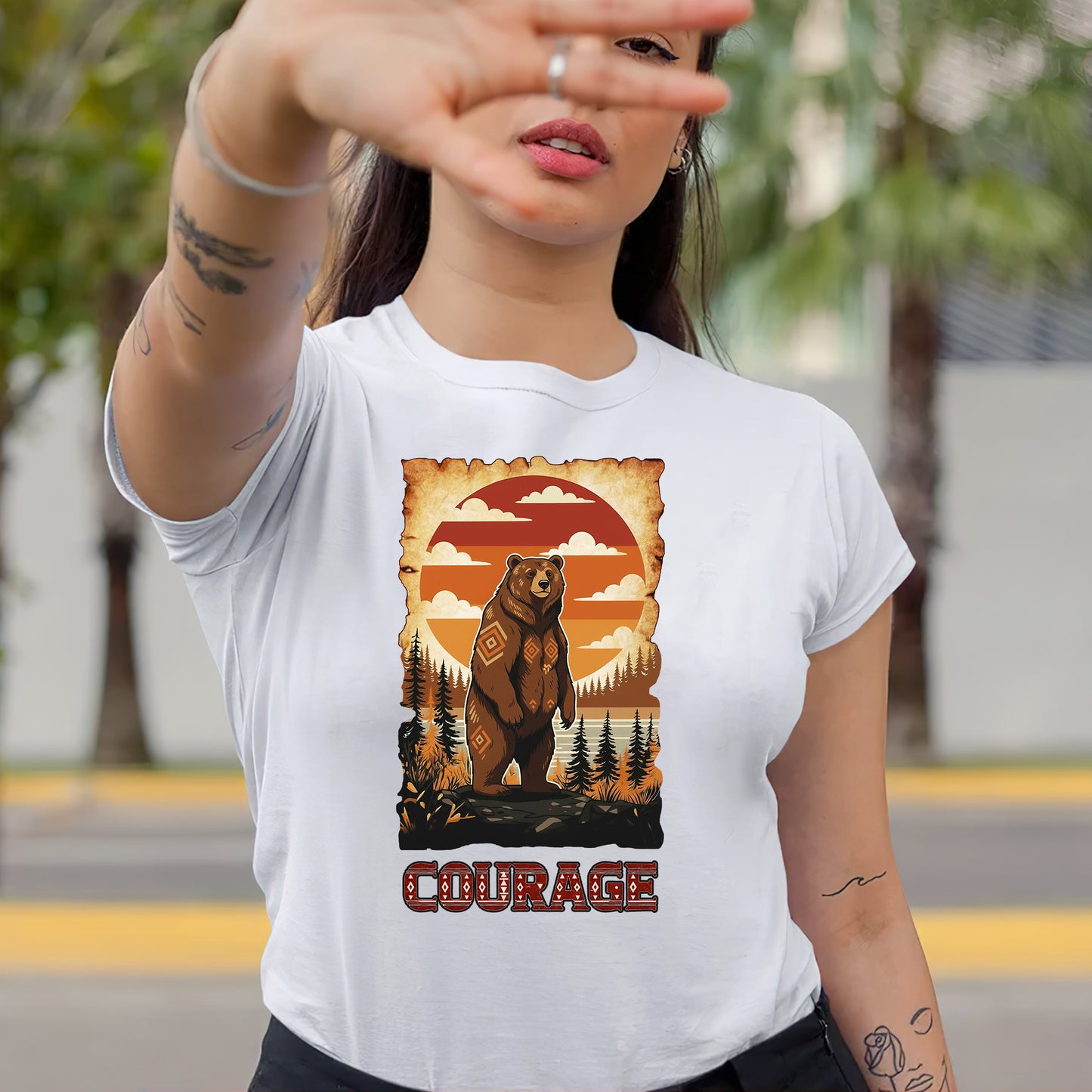 The Seven Sacred Laws Animal - Bear Native American Unisex T-Shirt/T-Shirt V-Neck/Hoodie/Sweatshirt