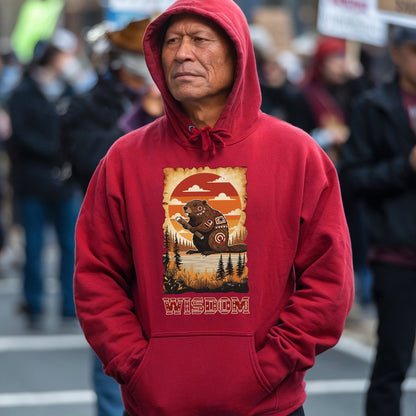 The Seven Sacred Laws Animal - Beaver Native American Unisex T-shirt/T-shirt V-neck/Hoodie/Sweatshirt