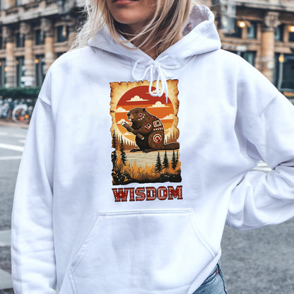 The Seven Sacred Laws Animal - Beaver Native American Unisex T-shirt/T-shirt V-neck/Hoodie/Sweatshirt