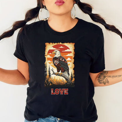 The Seven Sacred Laws Animal - Eagle Native American Unisex T-Shirt/T-Shirt V-Neck/Hoodie/Sweatshirt