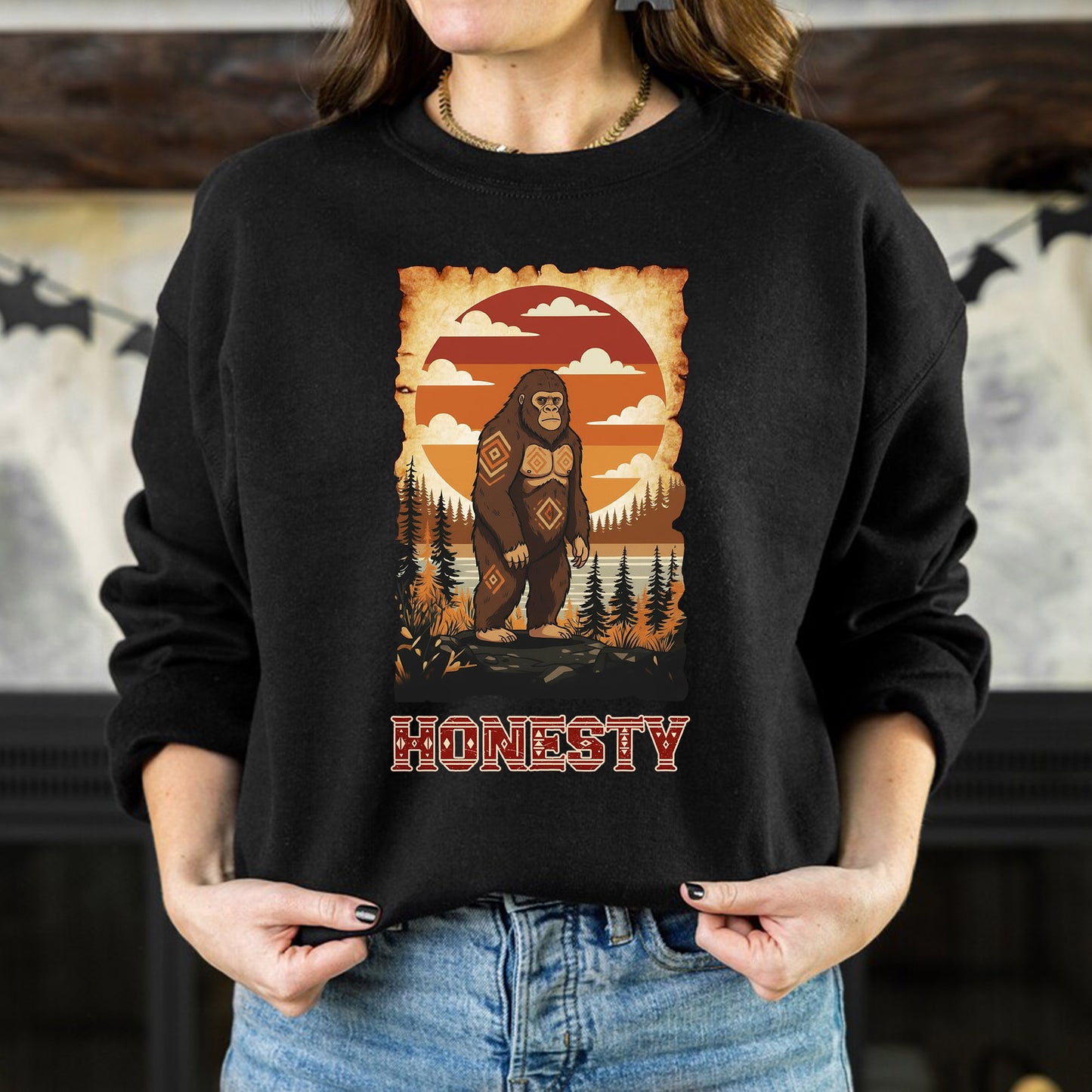The Seven Sacred Laws Animal - Sabe Native American Unisex T-Shirt/T-Shirt V-Neck/Hoodie/Sweatshirt