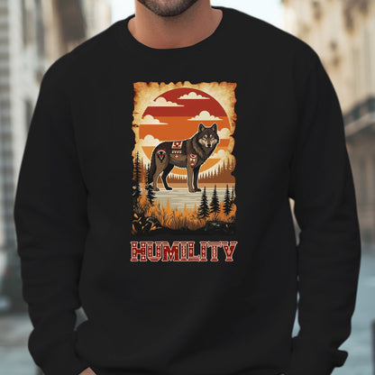 The Seven Sacred Laws Animal - Wolf Native American Unisex T-Shirt/T-Shirt V-Neck/Hoodie/Sweatshirt