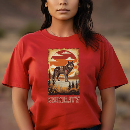 The Seven Sacred Laws Animal - Wolf Native American Unisex T-Shirt/T-Shirt V-Neck/Hoodie/Sweatshirt