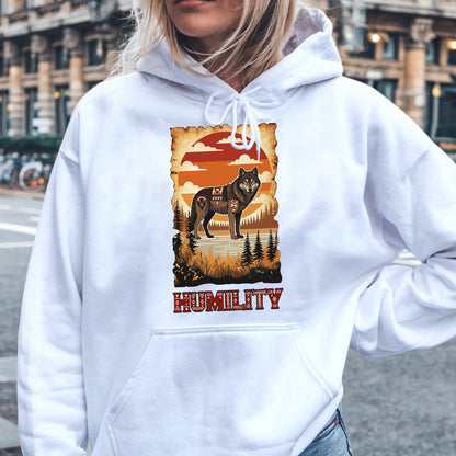 The Seven Sacred Laws Animal - Wolf Native American Unisex T-Shirt/T-Shirt V-Neck/Hoodie/Sweatshirt