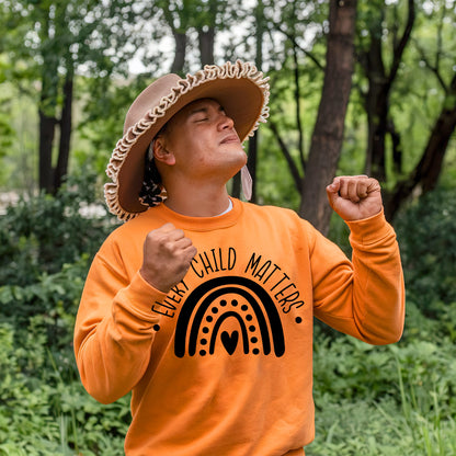Every Child Matters Minimal Rainbow For Orange Shirt Day Unisex T-Shirt/Hoodie/Sweatshirt