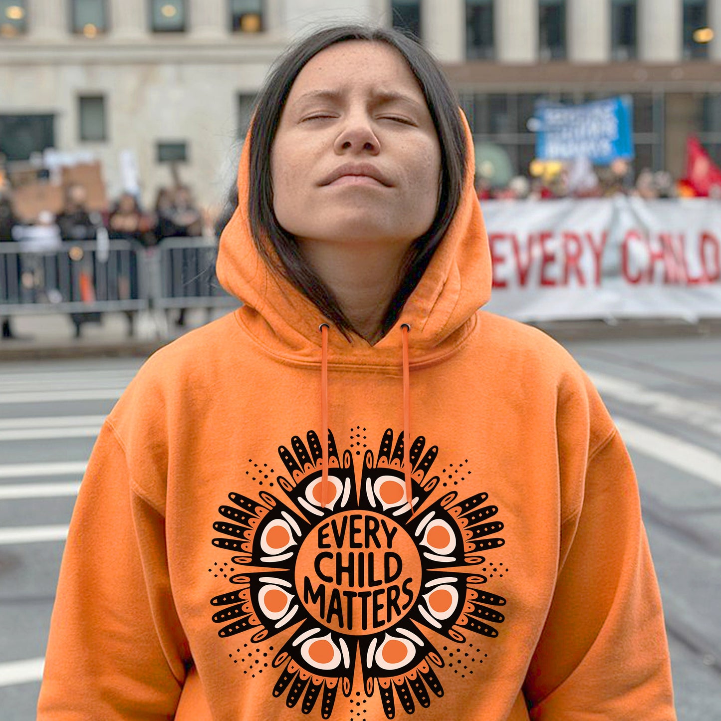 Every Child Matters Indigenous Circle Symbol Design For Orange Shirt Day Unisex T-Shirt/Hoodie/Sweatshirt
