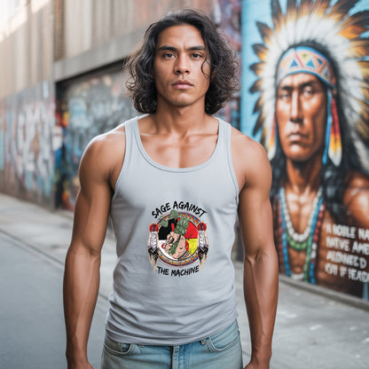 Sage Against The Machine Indigenous Power Unisex Tank Top