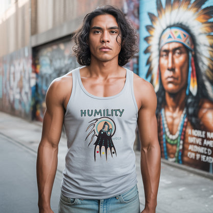 The Seven Sacred Laws - Humility Native American Unisex Tank Top