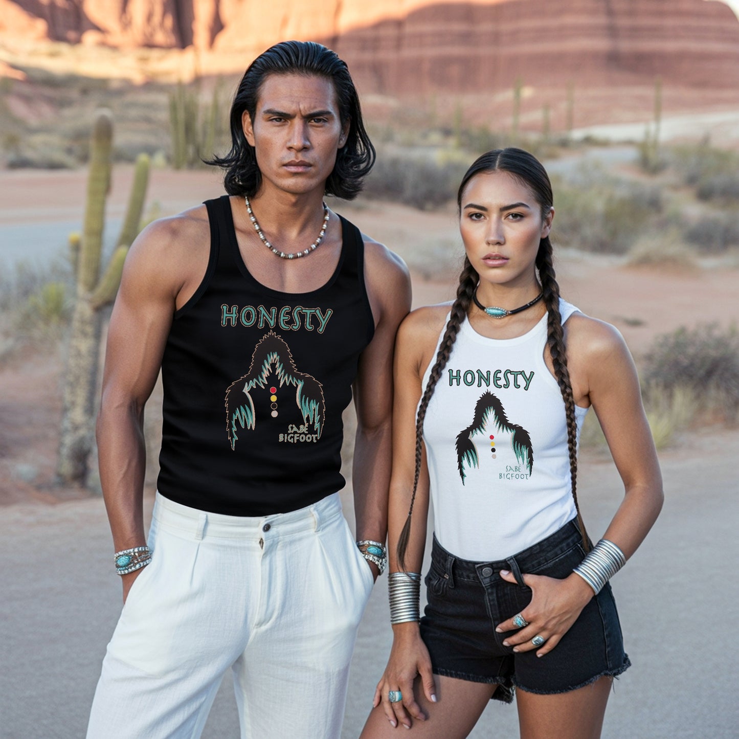 The Seven Sacred Laws - Honesty Native American Unisex Tank Top