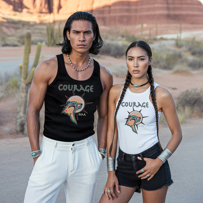The Seven Sacred Laws - Courage Native American Unisex Tank Top