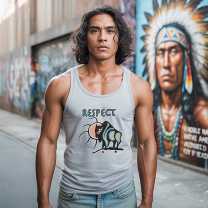 The Seven Sacred Laws - Respect Native American Unisex Tank Top
