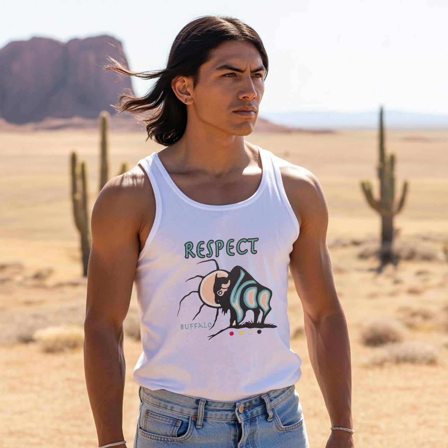 The Seven Sacred Laws - Respect Native American Unisex Tank Top