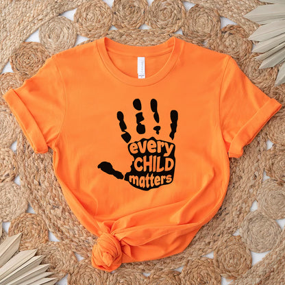 Every Child Matters Bold Handprint For Orange Shirt Day Unisex T-Shirt/Hoodie/Sweatshirt