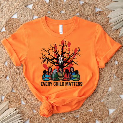 Every Child Matters Indigenous Roots Red Hand Design For Orange Shirt Day Unisex T-Shirt/Hoodie/Sweatshirt