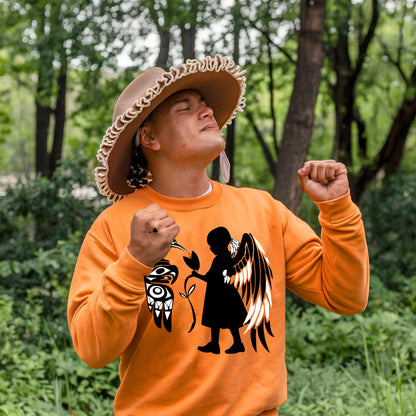 Every Child Matters Healing Spirit With Angel Raven Design For Orange Shirt Day Unisex T-Shirt/Hoodie/Sweatshirt