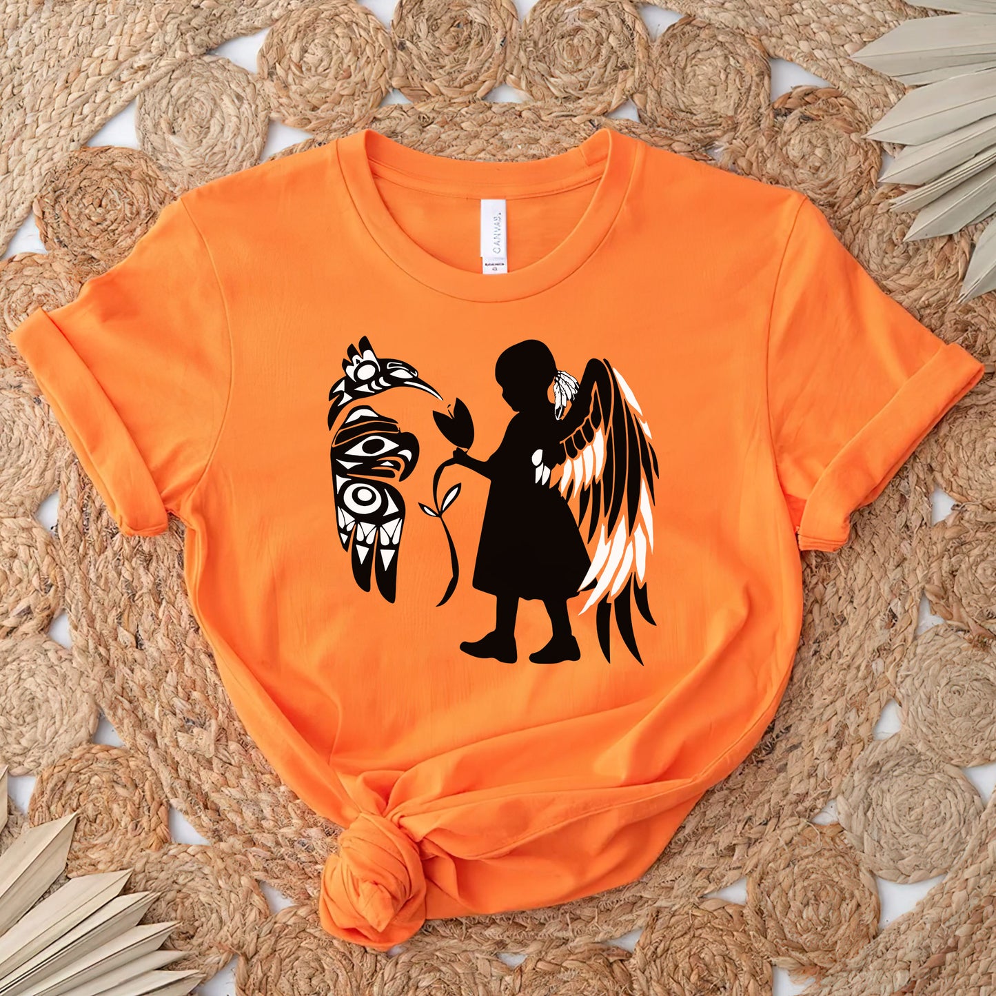 Every Child Matters Healing Spirit With Angel Raven Design For Orange Shirt Day Unisex T-Shirt/Hoodie/Sweatshirt