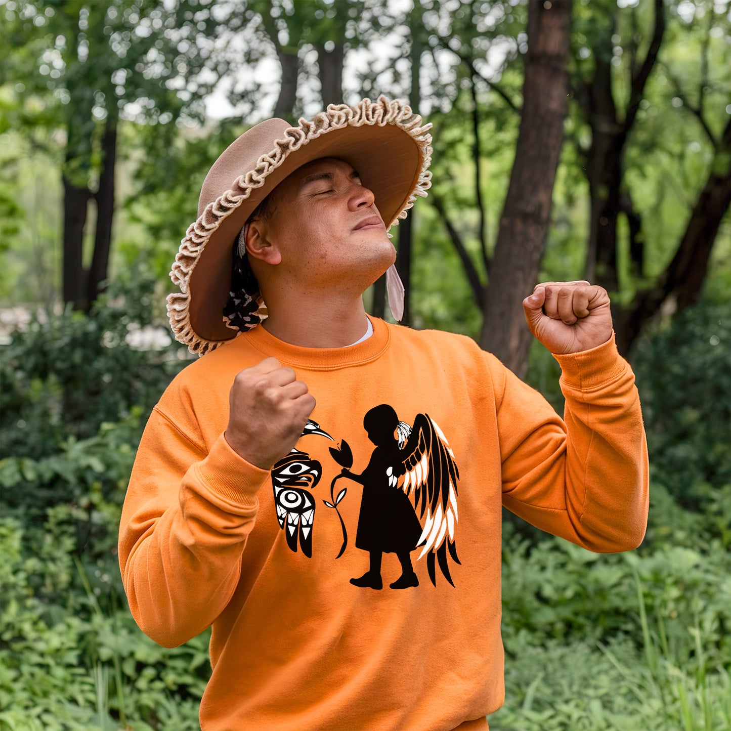 Every Child Matters Healing Spirit With Angel Raven Design For Orange Shirt Day Unisex T-Shirt/Hoodie/Sweatshirt